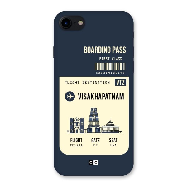 Vishakapatnam Boarding Pass Back Case for iPhone SE 2020