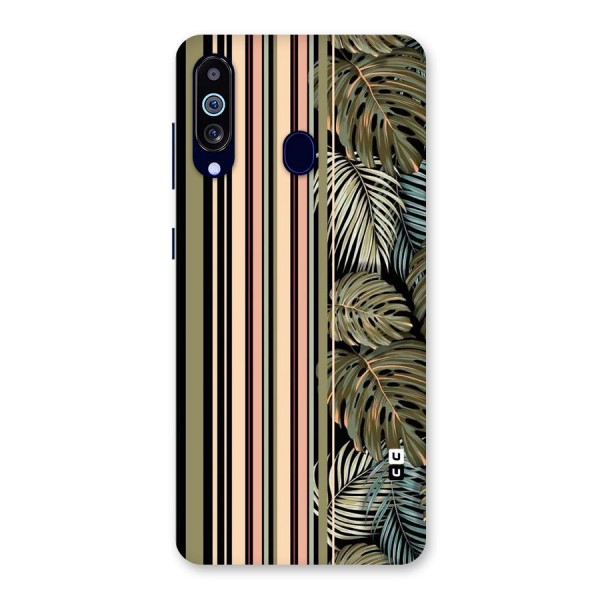 Visual Art Leafs Back Case for Galaxy A60