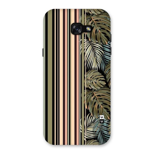 Visual Art Leafs Back Case for Galaxy A7 (2017)