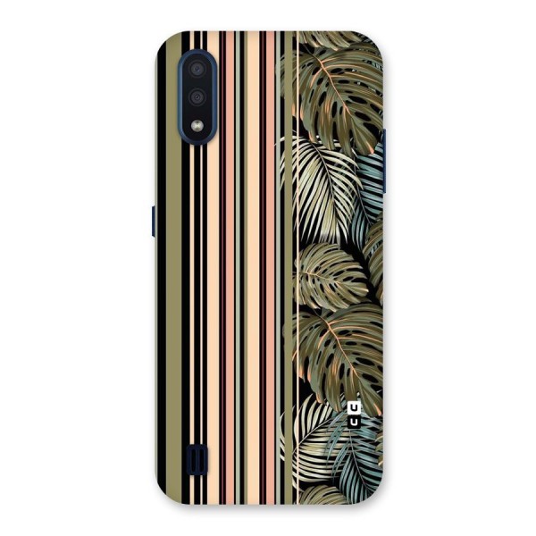 Visual Art Leafs Back Case for Galaxy M01