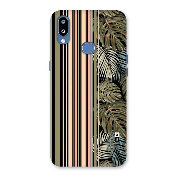 Visual Art Leafs Back Case for Galaxy M01s