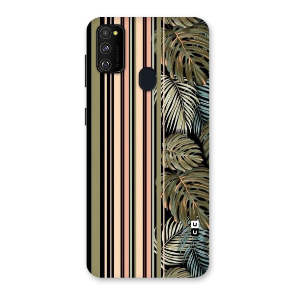 Visual Art Leafs Back Case for Galaxy M21