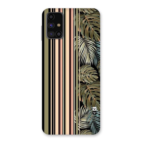 Visual Art Leafs Back Case for Galaxy M31s