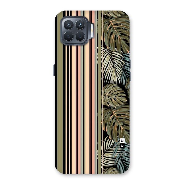 Visual Art Leafs Back Case for Oppo F17 Pro