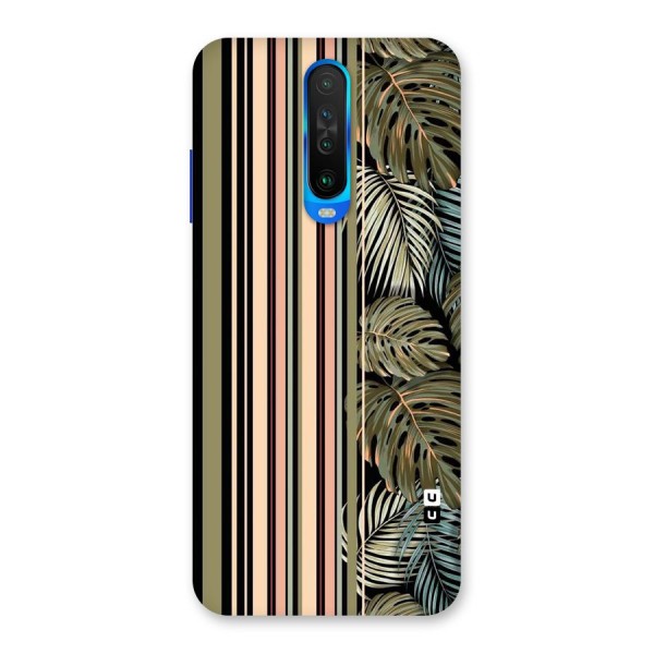 Visual Art Leafs Back Case for Poco X2