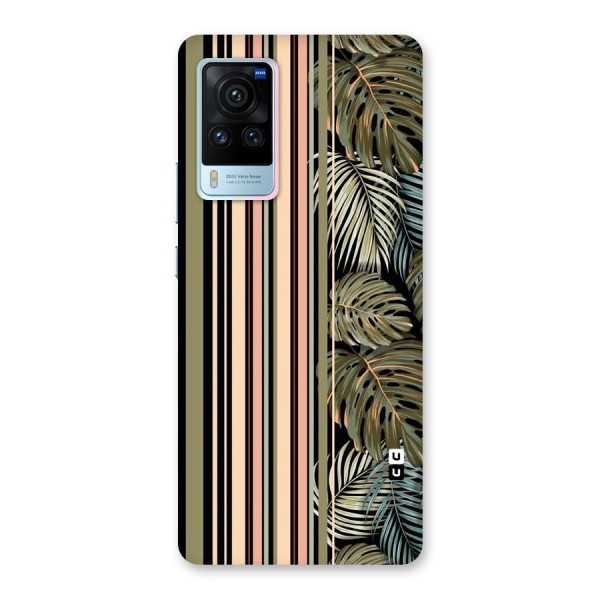 Visual Art Leafs Back Case for Vivo X60 Pro