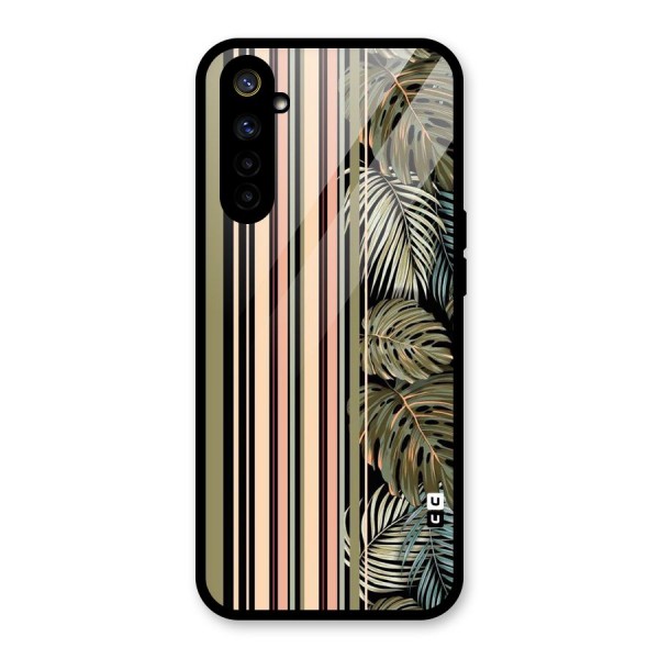 Visual Art Leafs Glass Back Case for Realme 6i