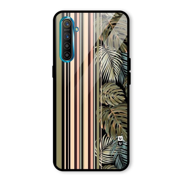 Visual Art Leafs Glass Back Case for Realme XT