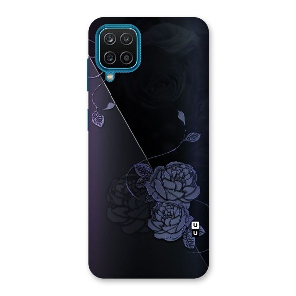 Voilet Floral Design Back Case for Galaxy F12