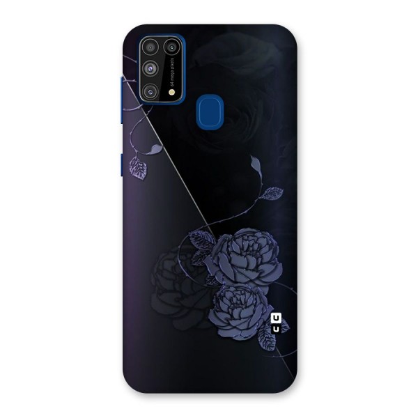 Voilet Floral Design Back Case for Galaxy F41