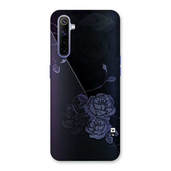 Voilet Floral Design Back Case for Realme 6i