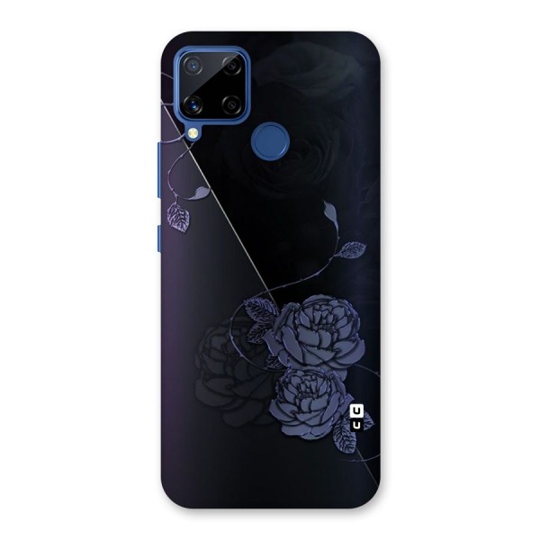 Voilet Floral Design Back Case for Realme C12