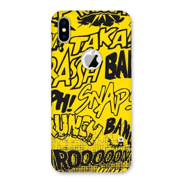 Vroom Snap Back Case for iPhone XS Logo Cut