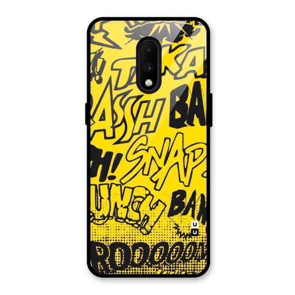 Vroom Snap Glass Back Case for OnePlus 7