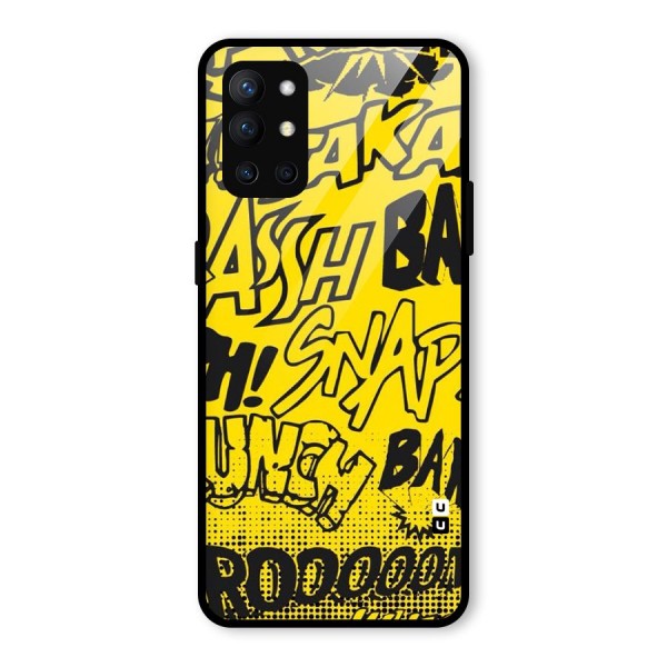 Vroom Snap Glass Back Case for OnePlus 9R