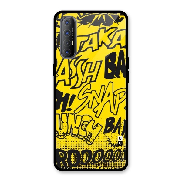 Vroom Snap Glass Back Case for Oppo Reno3 Pro