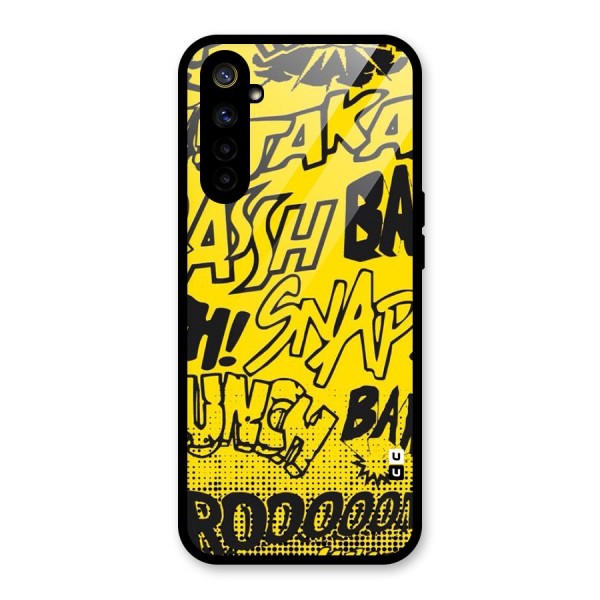 Vroom Snap Glass Back Case for Realme 6