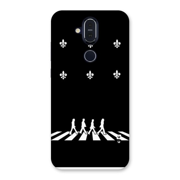 Walking Four Back Case for Nokia 8.1