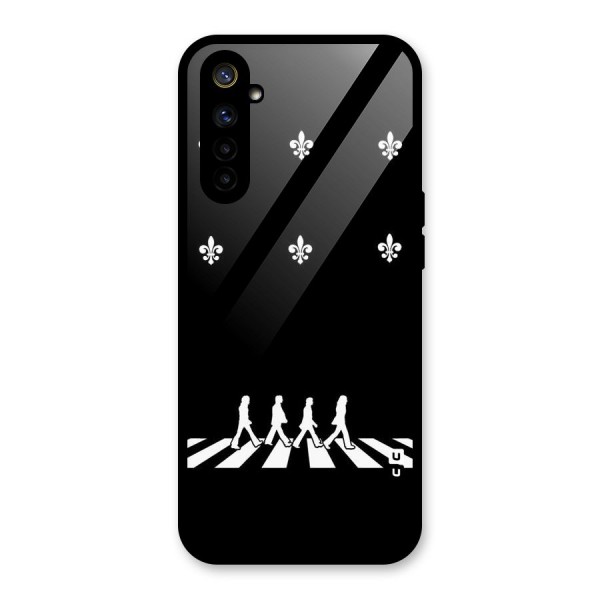 Walking Four Glass Back Case for Realme 6