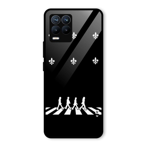 Walking Four Glass Back Case for Realme 8 Pro