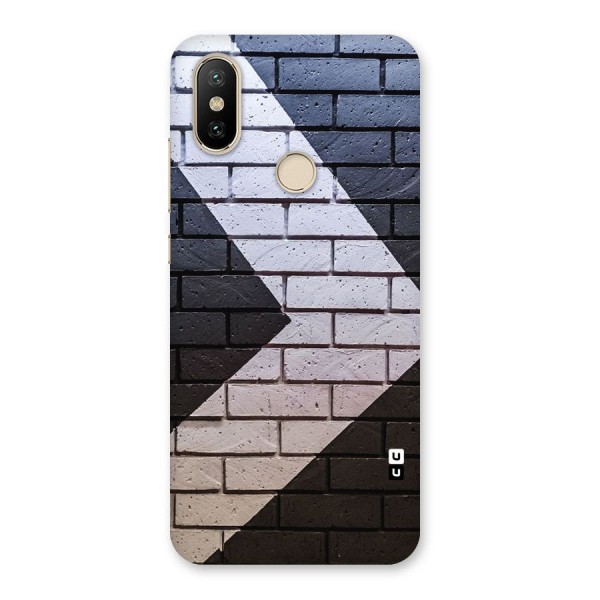 Wall Arrow Design Back Case for Mi A2