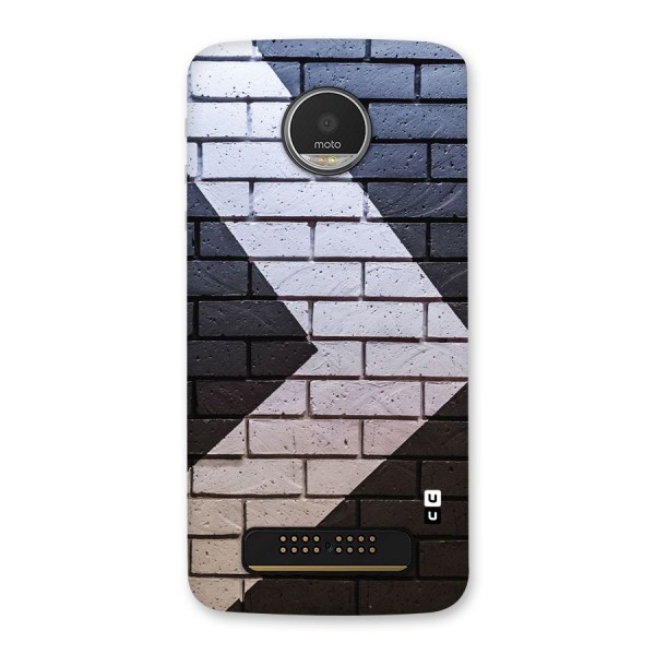 Wall Arrow Design Back Case for Moto Z Play