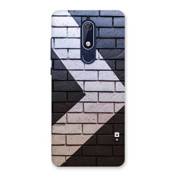 Wall Arrow Design Back Case for Nokia 5.1