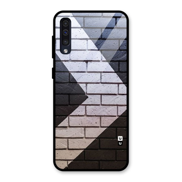 Wall Arrow Design Glass Back Case for Galaxy A50s