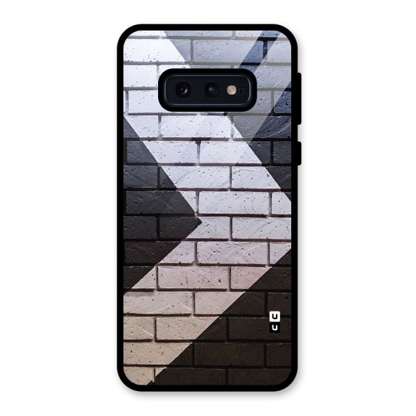 Wall Arrow Design Glass Back Case for Galaxy S10e