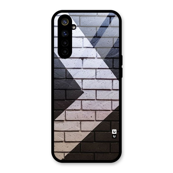 Wall Arrow Design Glass Back Case for Realme 6