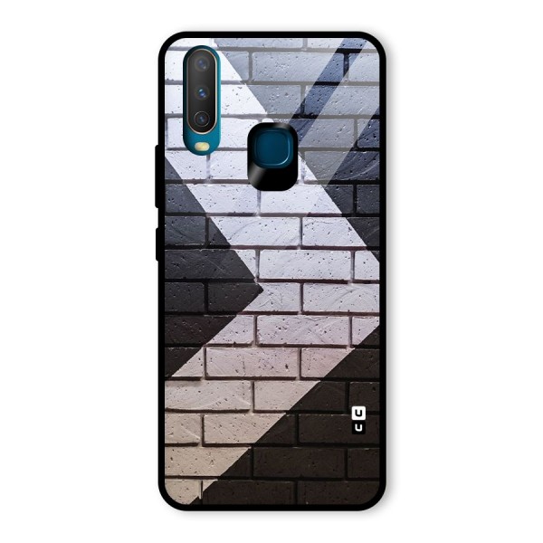 Wall Arrow Design Glass Back Case for Vivo Y12