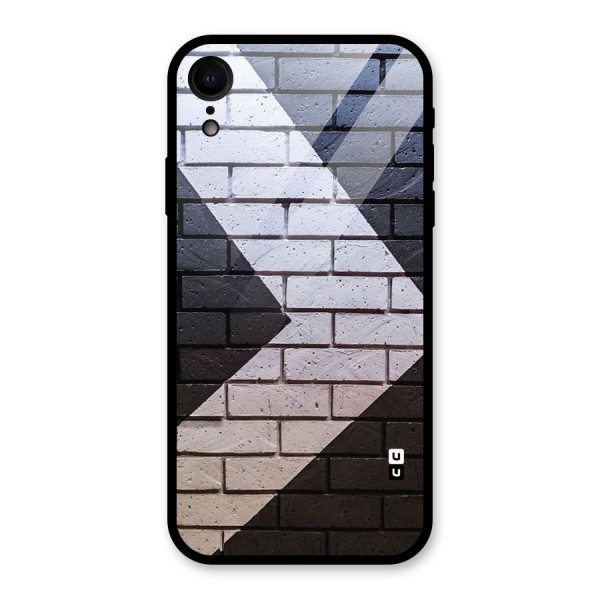 Wall Arrow Design Glass Back Case for XR