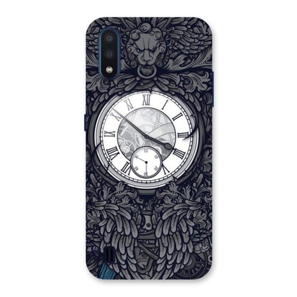 Wall Clock Back Case for Galaxy M01