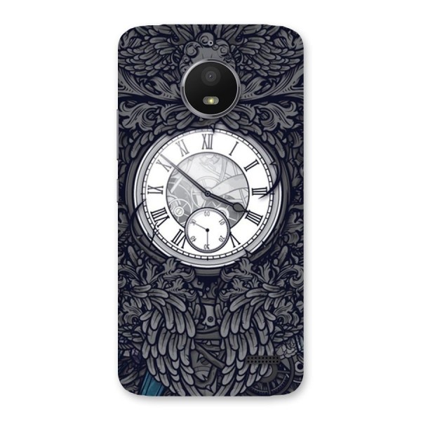 Wall Clock Back Case for Moto E4