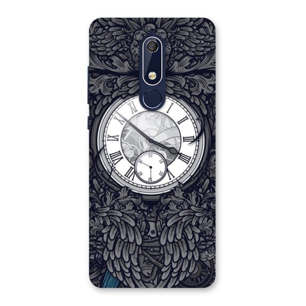 Wall Clock Back Case for Nokia 5.1