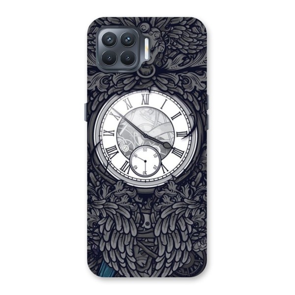 Wall Clock Back Case for Oppo F17 Pro