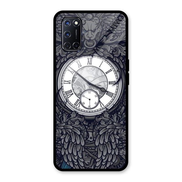 Wall Clock Glass Back Case for Oppo A52