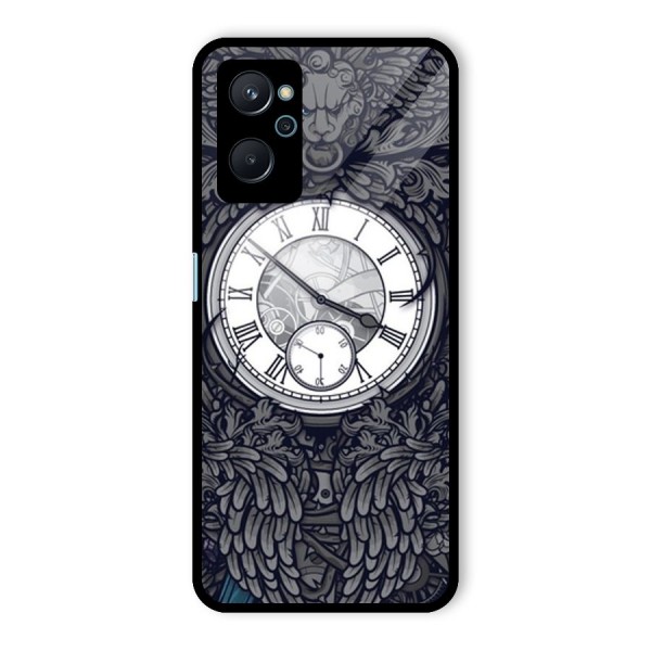 Wall Clock Glass Back Case for Realme 9i