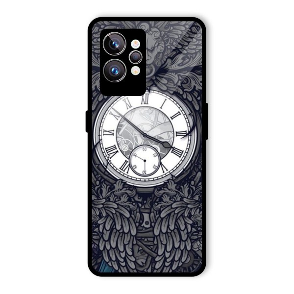 Wall Clock Glass Back Case for Realme GT2 Pro