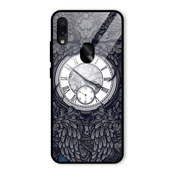 Wall Clock Glass Back Case for Redmi Note 7