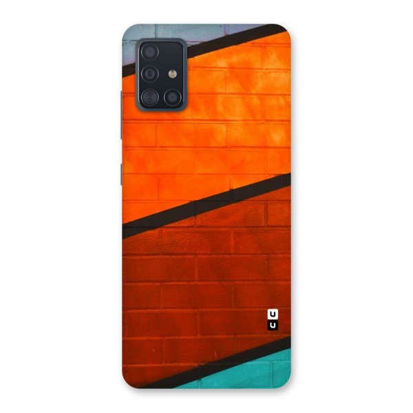 Wall Diagonal Stripes Back Case for Galaxy A51