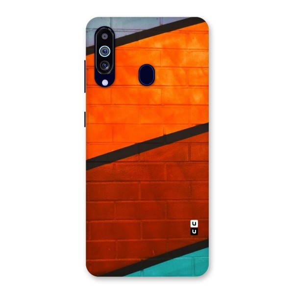 Wall Diagonal Stripes Back Case for Galaxy A60