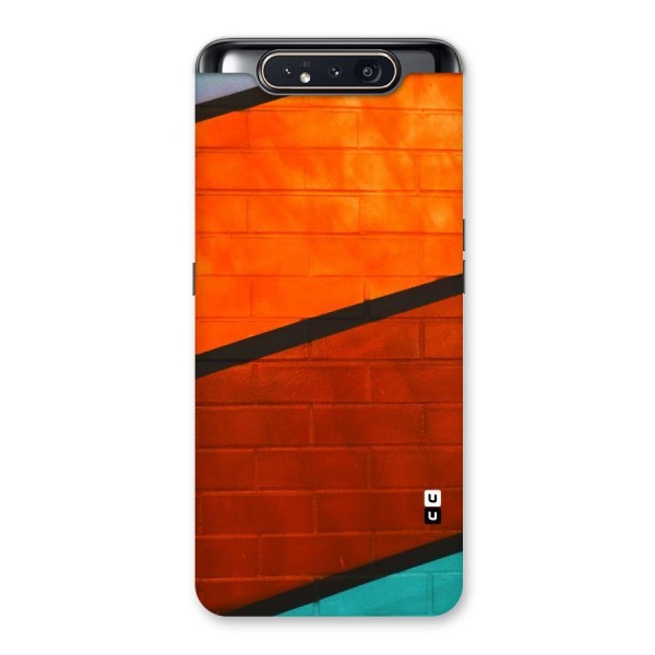 Wall Diagonal Stripes Back Case for Galaxy A80