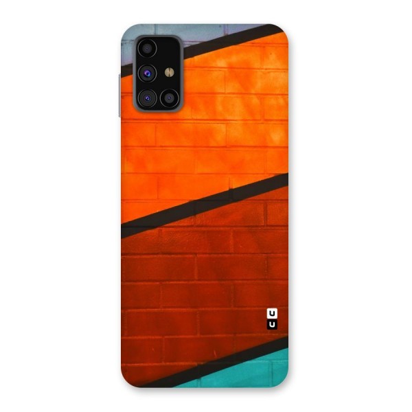 Wall Diagonal Stripes Back Case for Galaxy M31s