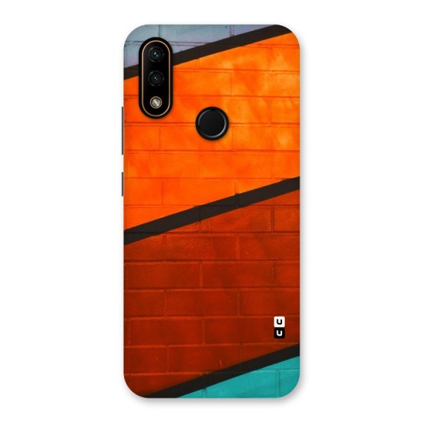 Wall Diagonal Stripes Back Case for Lenovo A6 Note