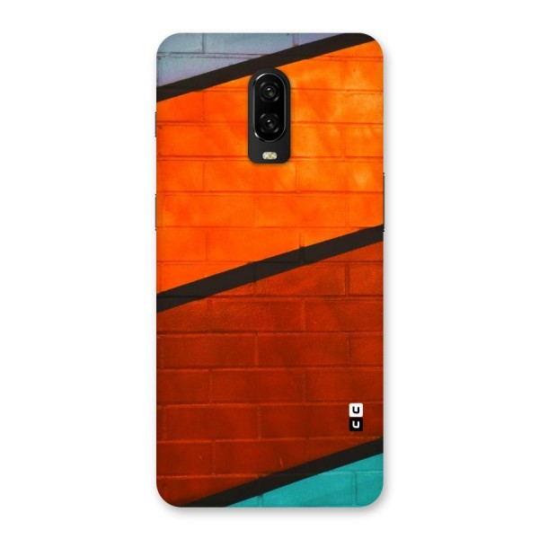 Wall Diagonal Stripes Back Case for OnePlus 6T