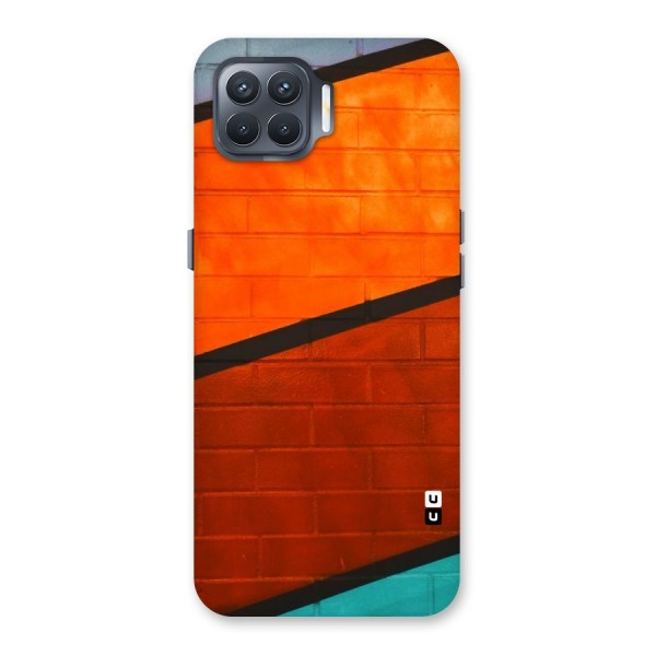 Wall Diagonal Stripes Back Case for Oppo F17 Pro