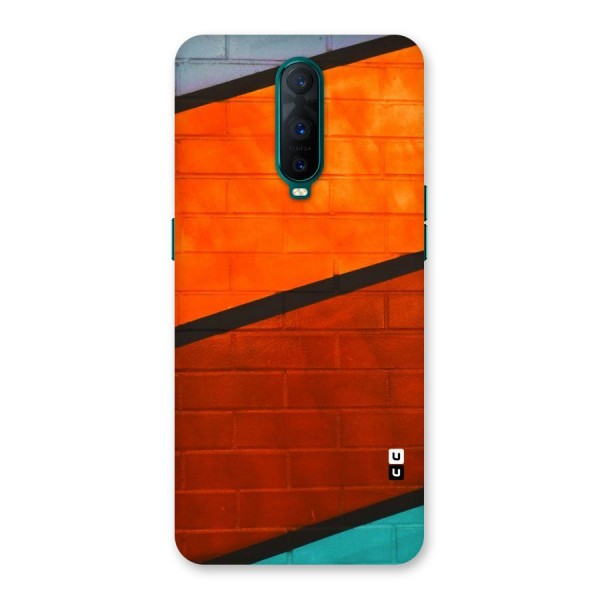 Wall Diagonal Stripes Back Case for Oppo R17 Pro