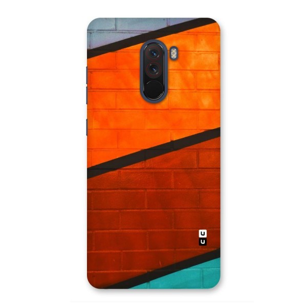 Wall Diagonal Stripes Back Case for Poco F1