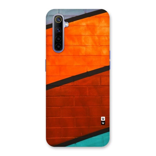 Wall Diagonal Stripes Back Case for Realme 6